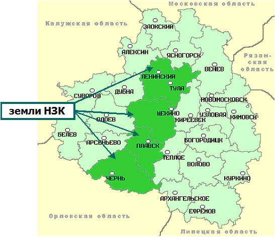 Земли НЗК